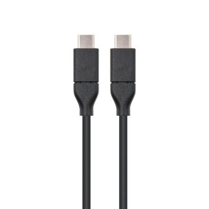 nanocable-cable-usb-31-gen2-10gbps-3a-tipo-usb-c-mm-1m-negro