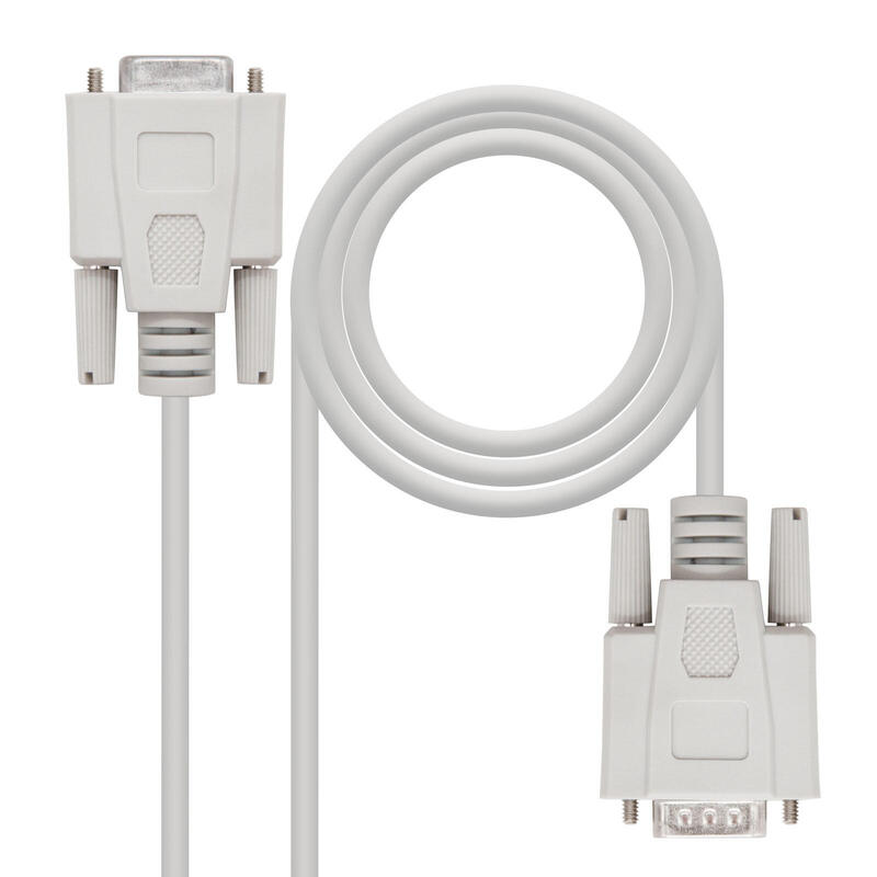 nanocable-cable-serie-rs232-db9-macho-a-db9-hembra-180m-beige