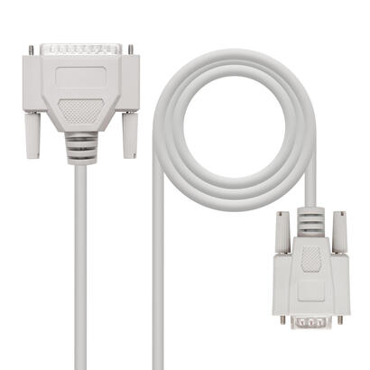 nanocable-cable-serie-null-modem-db9h-db25m-18-m