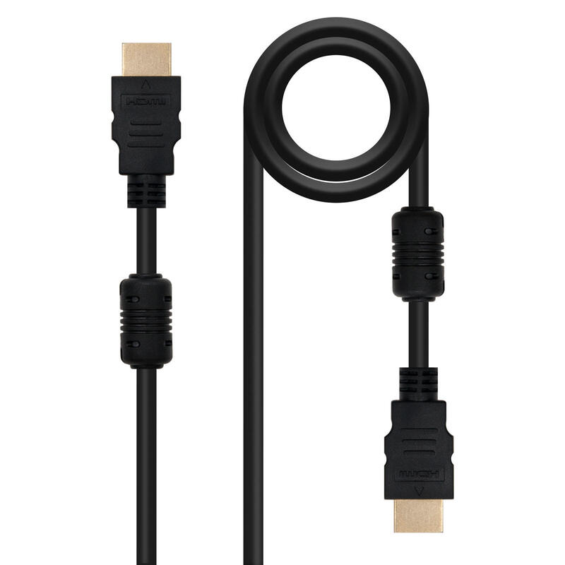 nanocable-cable-hdmi-v14-con-ferrita-macho-a-hdmi-v14-con-ferrita-macho-3m-alta-velocidad-negro