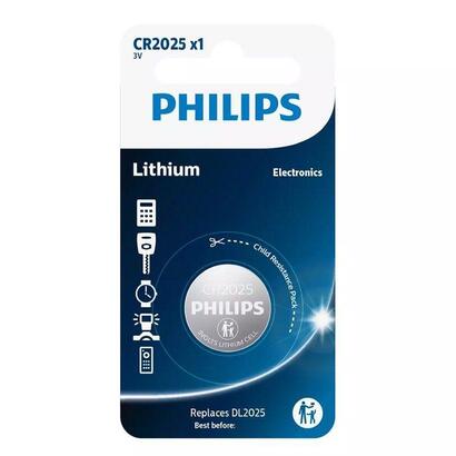 pack-de-4-pilas-de-boton-philips-cr2025-lithium-3v