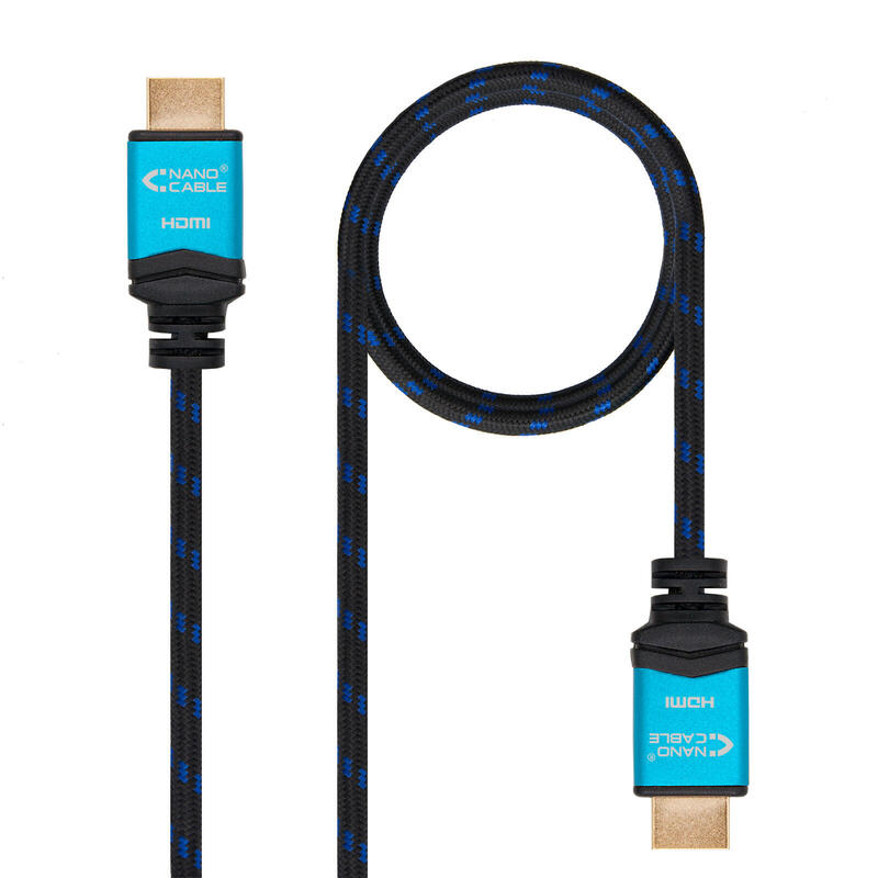 nanocable-cable-hdmi-v20-macho-a-hdmi-v20-macho-050m-4k60hz-18gbps-alta-velocidad-recubierto-nylon-trenzado-