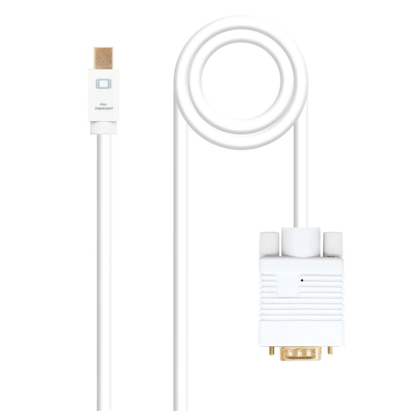 nanocable-cable-conversor-mini-dp-macho-a-vga-macho-2m-blanco