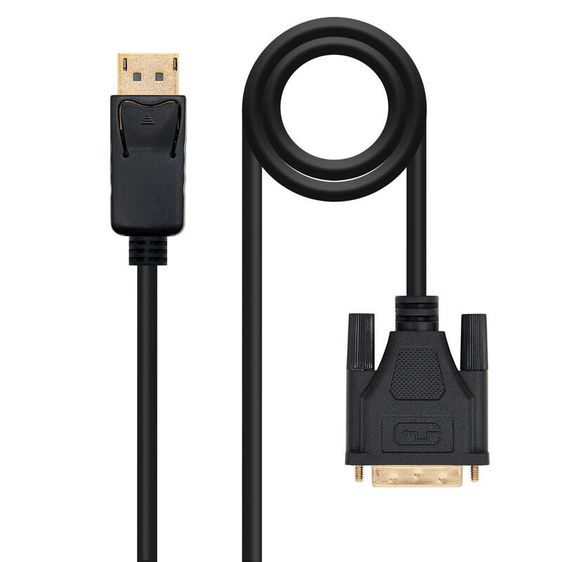 nanocable-cable-conversor-displayport-macho-a-dvi-macho-2m-negro