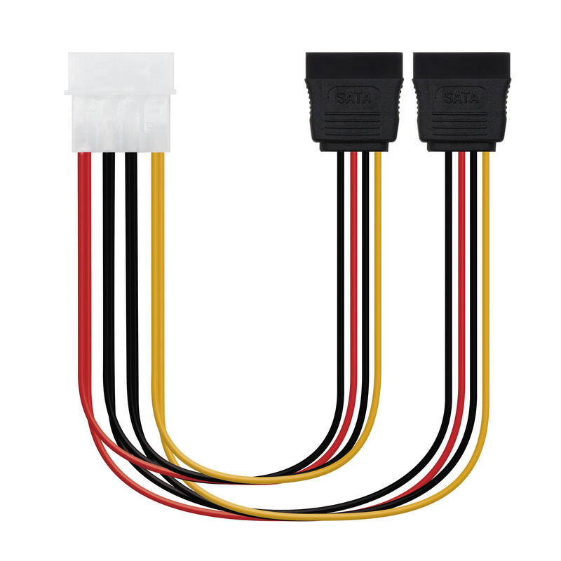 nanocable-cable-sata-alimentacion-525-molex-4pin-macho-a-2x-sata-hembra-020m