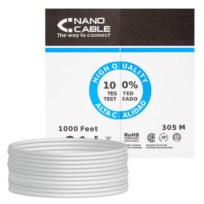 bobina-de-cable-rj45-utp-nanocable-10200304-flex-cat5e-305m-gris