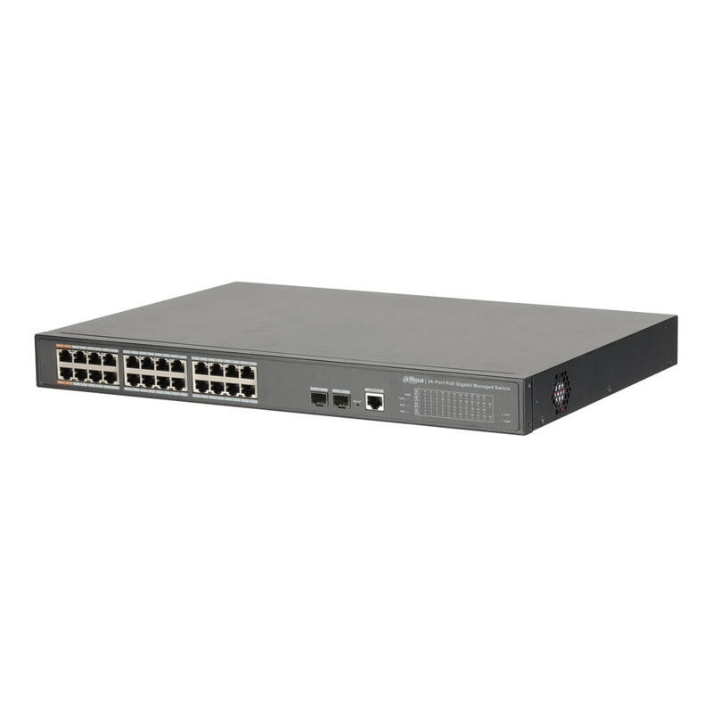 dahua-pfs4226-24gt-360-switch-poe-24-puertos-101001000-2-uplink-gigabit-sfp-360w-8023at-manejable-layer2