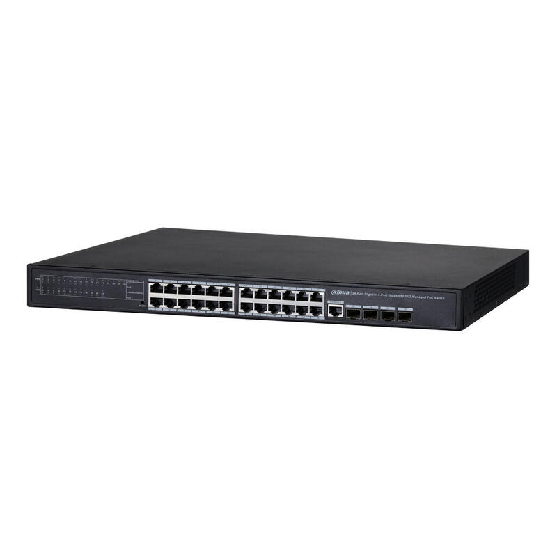 dahua-pfs4428-24gt-370-switch-poe-24-puertos-gigabit-4-uplink-gigabit-370w-8023at-manejable-layer2