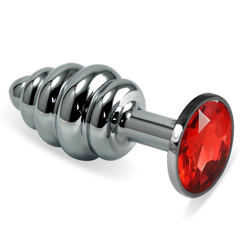 plug-anal-en-espiral-rosebud-con-joya-rojo