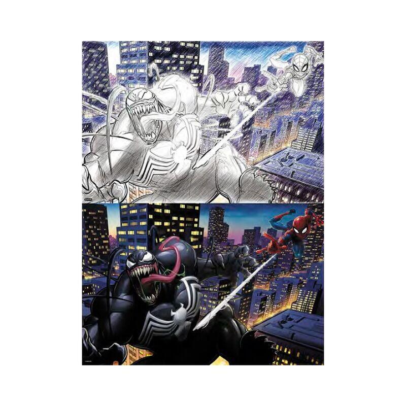 puzzle-para-rascar-marvel-spiderman-vs-venom