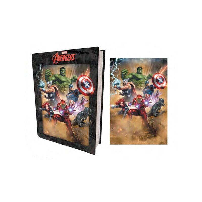 puzzle-libro-lenticular-marvel-vengadores-originales