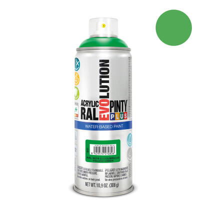 pintura-en-spray-pintyplus-evolution-water-based-520cc-ral-6018-verde-amarillento