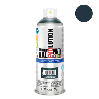 pintura-en-spray-pintyplus-evolution-water-based-520cc-ral-7016-gris-antracita