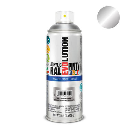 pintura-en-spray-pintyplus-evolution-water-based-520cc-ral-9006-aluminio-blanco