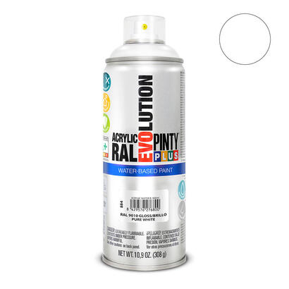 pintura-en-spray-pintyplus-evolution-water-based-520cc-ral-9010-blanco-puro