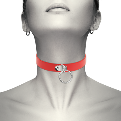 coquette-collar-cuero-vegano-rojo-accesorio-woman-fetish