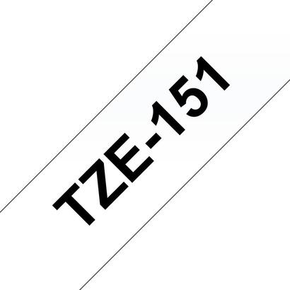 brother-tze151-cinta-laminada-generica-de-etiquetas-texto-negro-sobre-fondo-transparente-ancho-24mm-x-8-metros