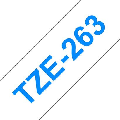 brother-tze263-cinta-laminada-generica-de-etiquetas-texto-azul-sobre-fondo-blanco-ancho-36mm-x-8-metros