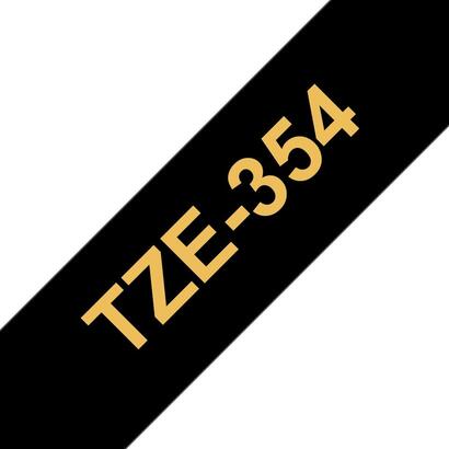 brother-tze354-cinta-laminada-generica-de-etiquetas-texto-dorado-sobre-fondo-negro-ancho-24mm-x-8-metros
