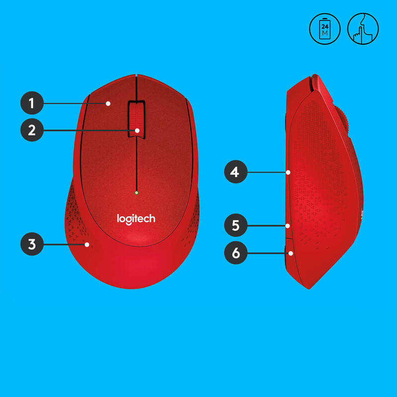 raton-inalambrico-logitech-m330-silent-plus-rojo-910-004911