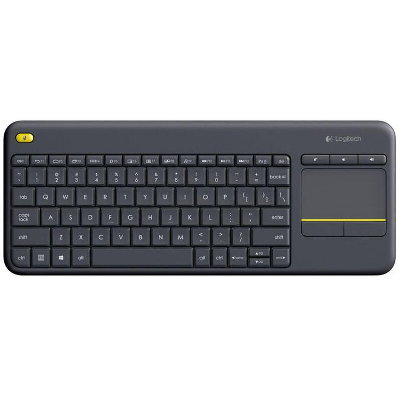 teclado-aleman-logitech-k400-plus-tv-rf-inalambrico-qwertz-negro