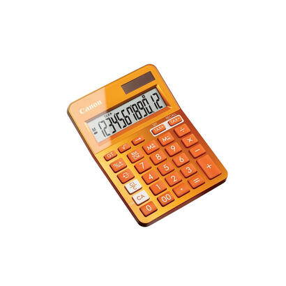 canon-calculadora-escritorio-basica-naranja-ls-123k