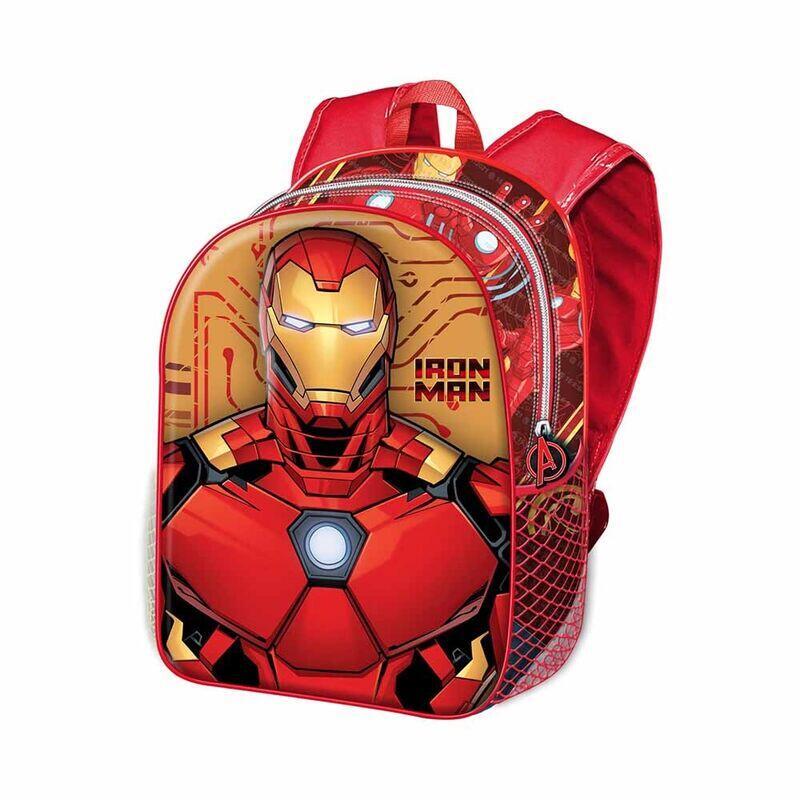 mochila-3d-angry-iron-man-marvel-37cm