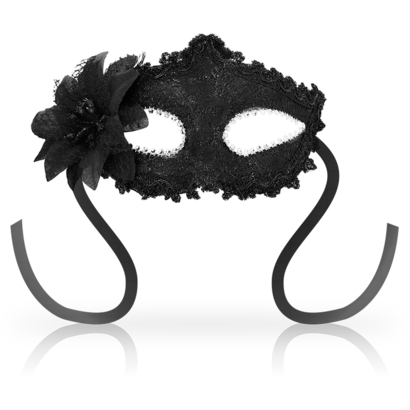 ohmama-masks-antizaz-estilo-veneciano-flor-lateral-negra