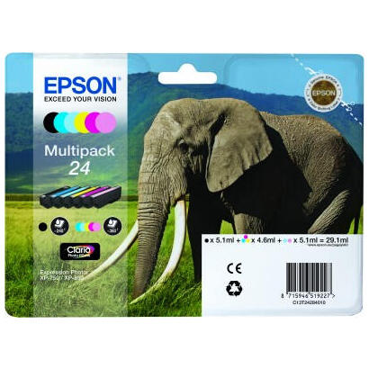 epson-tinta-original-24xl-pack-6-unidades-clor-y-black-magenta-claro-cyan-claro