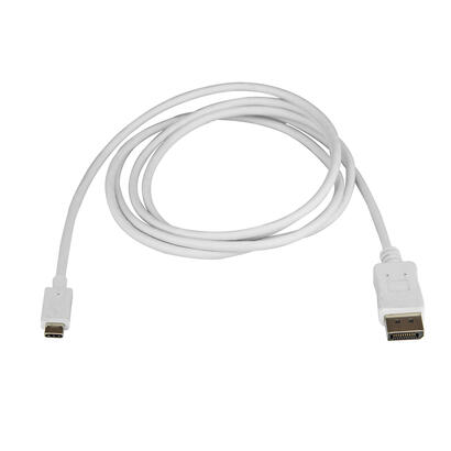 startech-cable-usb-c-a-displayport-180m-4k-60hz-blanco-cdp2dpmm6w