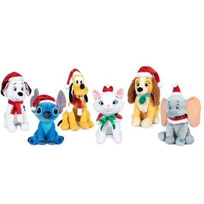 pack-de-12-unidades-peluches-navidad-disney-sonido-26cm-surtido