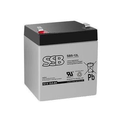 bateria-recargable-ssb-sb-5-12l-ssb-12v-5ah-faston-63-mm