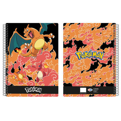 cuaderno-a4-charmander-evolution-pokemon