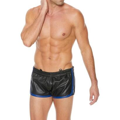 shorts-de-cuero-versatil-negroazul