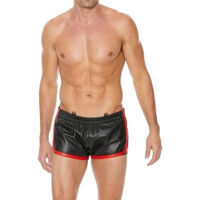 shorts-cuero-versatil-negrorojo