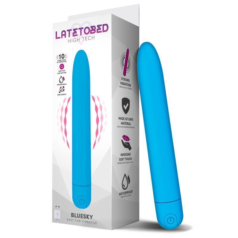 bluesky-vibrador-10-funciones-usb-azul-mate