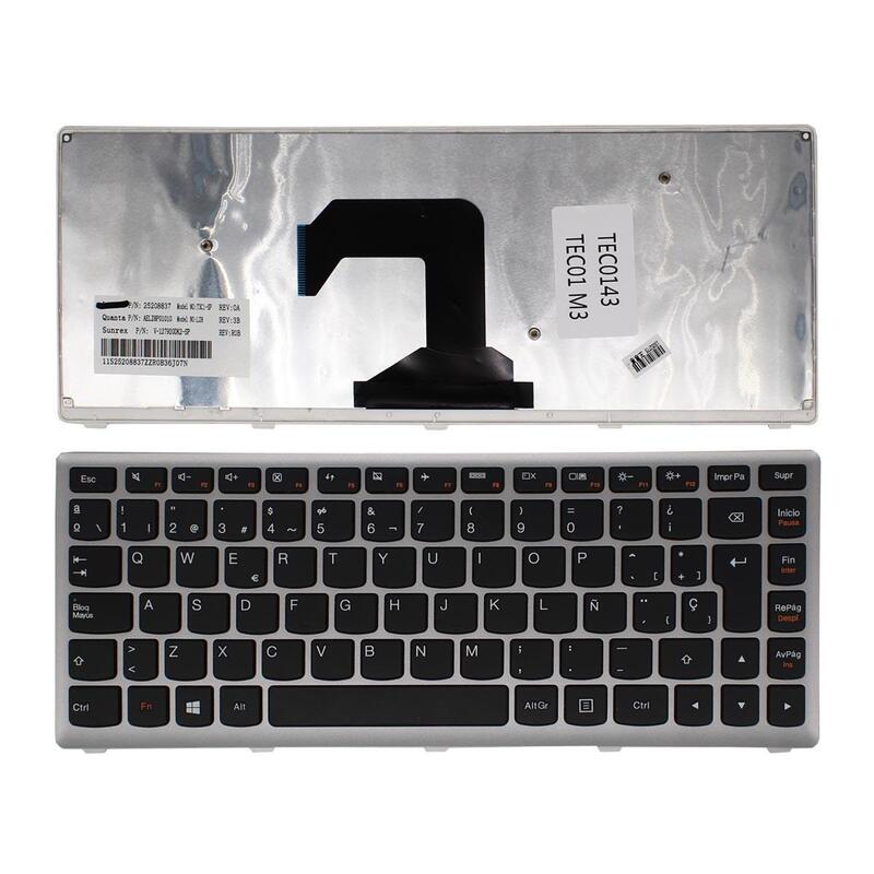 teclado-para-portatil-lenovo-u410-plata-en-castellano teclado-para-portatil-lenovo-u410-plata-en-castellano