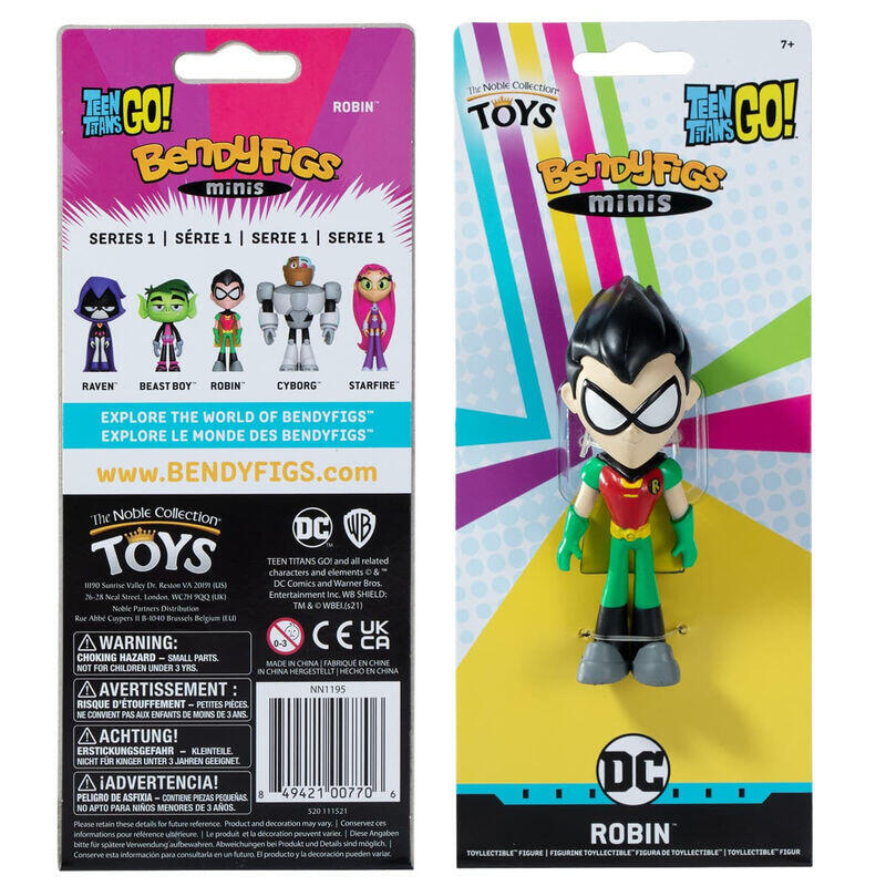 figura-maleable-bendyfigs-minis-robin-teen-titans-go-11cm
