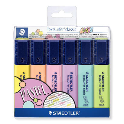 paquete-6-marcadores-fluorescentes-staedtler-textsurfer-classic-pastelvintage-colores-surtidos