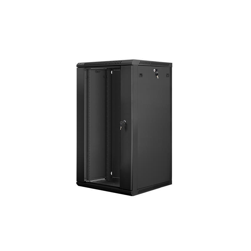 armario-rack-19-montaje-pared-22u-600x600-para-autoarmas-paquete-plano-negro-lanberg