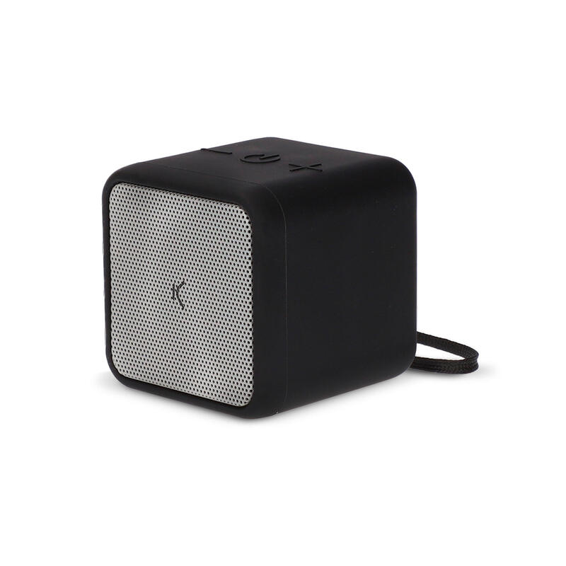 altavoz-inalambrico-kubic-box-ksix-ipx5-con-microfono-negro