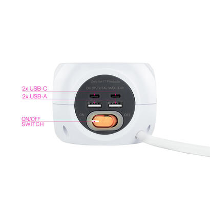 nanocable-base-de-3-enchufes-tipo-f-2x-usb-a-y-2x-usb-c-con-interruptor-cable-de-140m