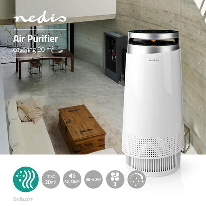 nedis-aipu100cwt-purificador-de-aire-20-m-50-db-35-w-negro-blanco