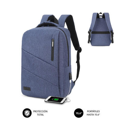 mochila-subblim-city-backpack-para-portatiles-hasta-156-puerto-usb-azul