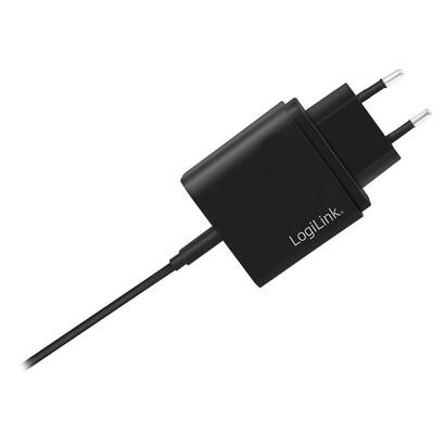 logilink-cargador-usb-c-pared-negro-5v3a-pa0258