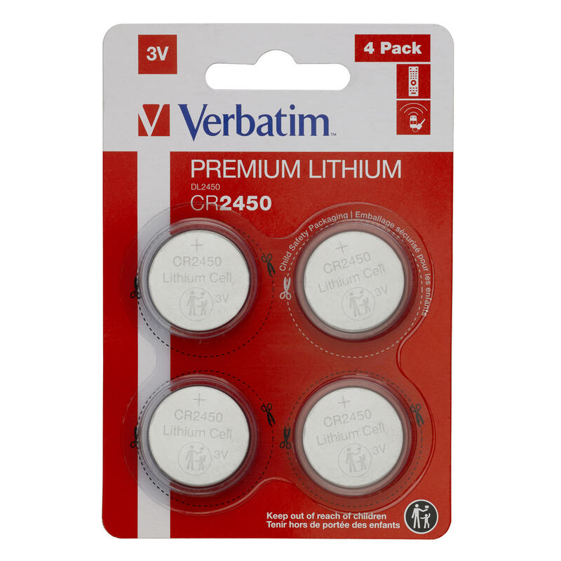 verbatim-pilas-planas-de-litio-3v-cr2450-blister-4-ud