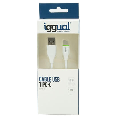 iggual-cable-usb-ausb-c-100-cm-blanco