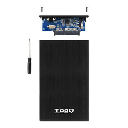 tooq-carcasa-externa-hddsdd-25-hasta-95mm-sata-usb-30-negro