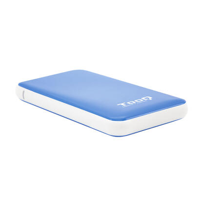 tooq-carcasa-externa-hddsdd-25-hasta-95mm-sata-usb-3031-gen-1-sin-tornillos-azulblanco