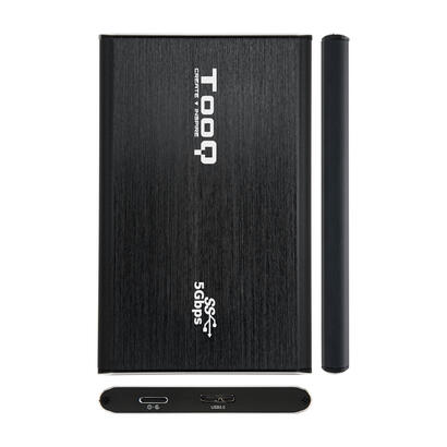 tooq-carcasa-externa-hddsdd-25-hasta-70mm-sata-usb-3031-gen-1-negro